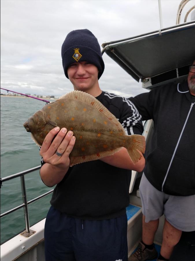 2 lb 11 oz Plaice by Jonathan