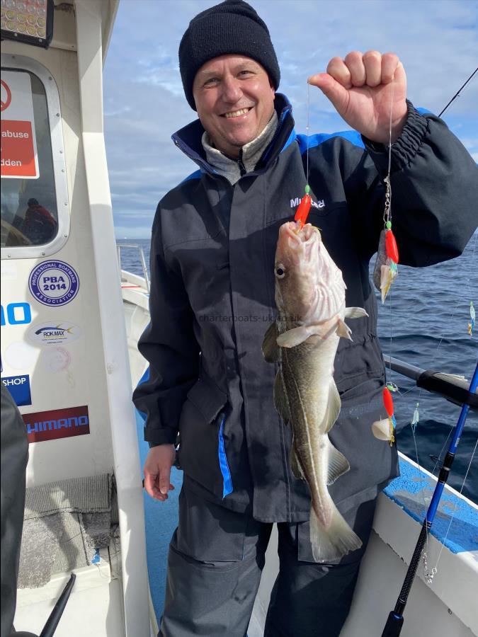 3 lb 4 oz Cod by Martin.