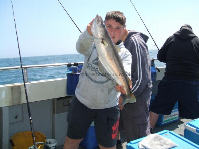 5 lb 8 oz Pollock by Conor with a nice eater.