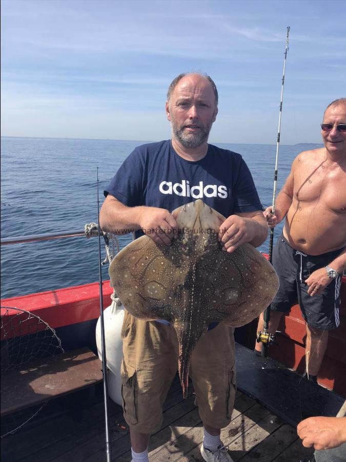 11 lb Undulate Ray by Simon Clark party from Bournemouth....