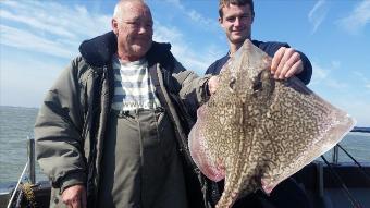14 lb Thornback Ray by Jim  canning town