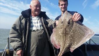 14 lb Thornback Ray by Jim  canning town