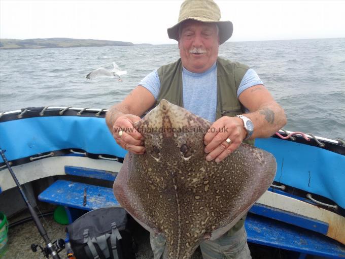 12 lb 8 oz Thornback Ray by Unknown