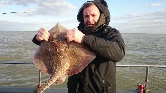 6 lb 8 oz Thornback Ray by Jason from Kent