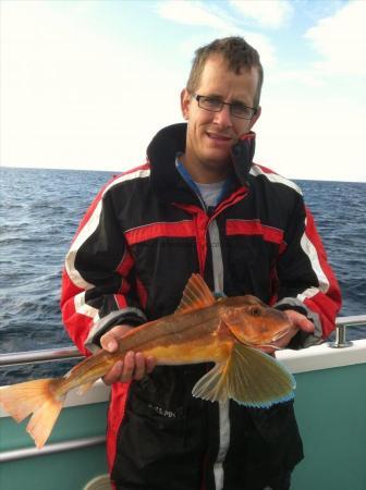 4 lb 10 oz Tub Gurnard by Stacey