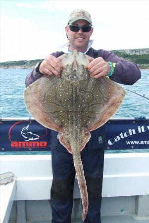 12 lb 8 oz Undulate Ray by Adrian Joyce