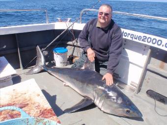 180 lb Porbeagle by Greg Parkin