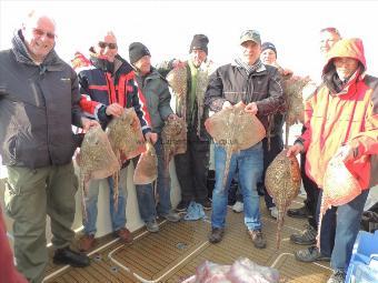 8 lb Thornback Ray by The Elephant boys