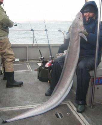 55 lb Conger Eel by Paula