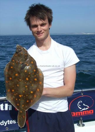 4 lb 4 oz Plaice by Carl Fuggle