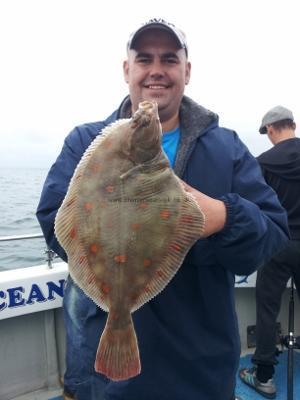 3 lb 12 oz Plaice by Robert Lenton