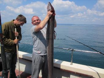 40 lb Conger Eel by Stephen Wake