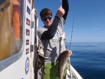 4 lb Cod by My eldest lad Adam.