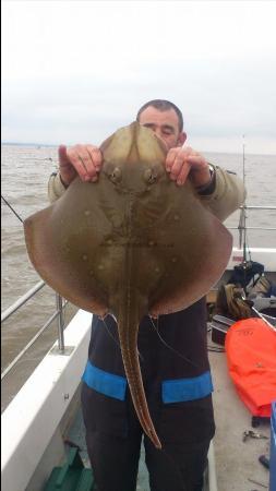 12 lb 8 oz Blonde Ray by peter bowen