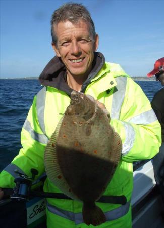 4 lb 4 oz Plaice by Phil Baker