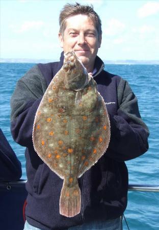 5 lb 4 oz Plaice by Allan Pleasants