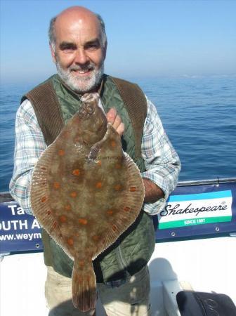 5 lb 4 oz Plaice by Colin Barnard