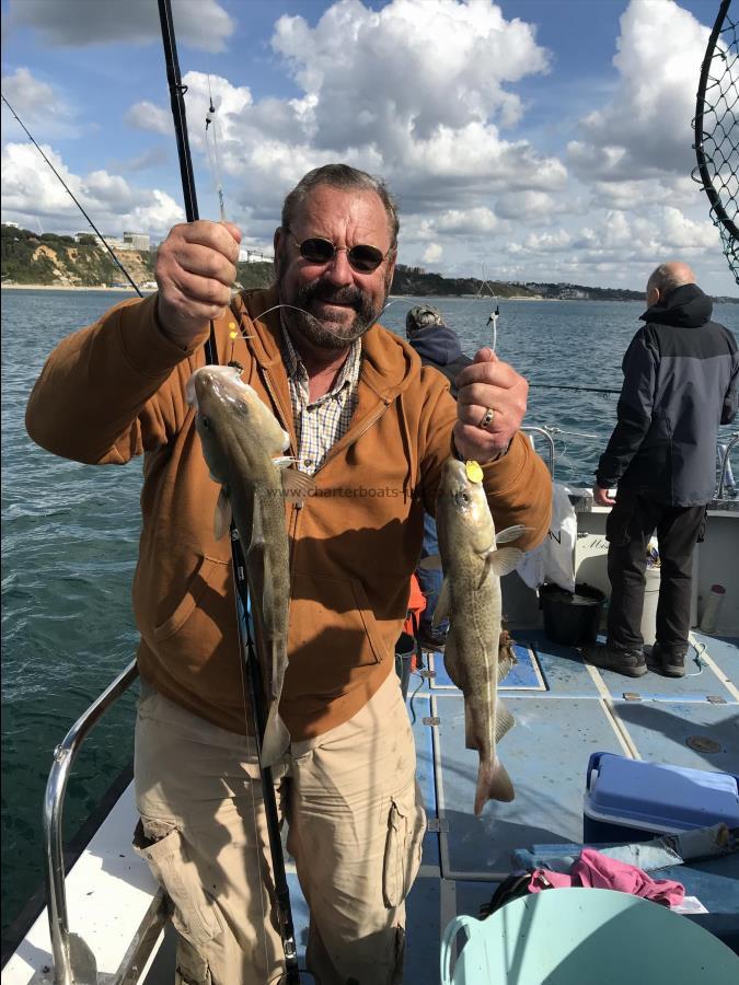 3 lb Cod by Chris with a double shot