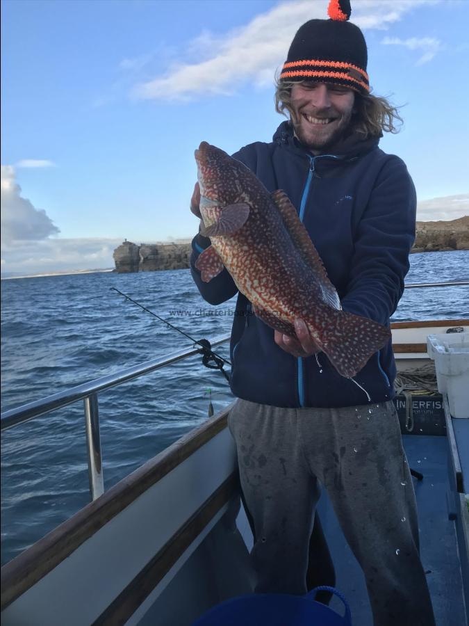 6 lb 1 oz Ballan Wrasse by Unknown