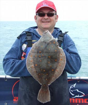 3 lb 14 oz Plaice by Stephan Attwood