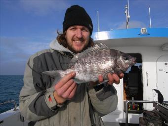 3 lb Black Sea Bream by Unknown