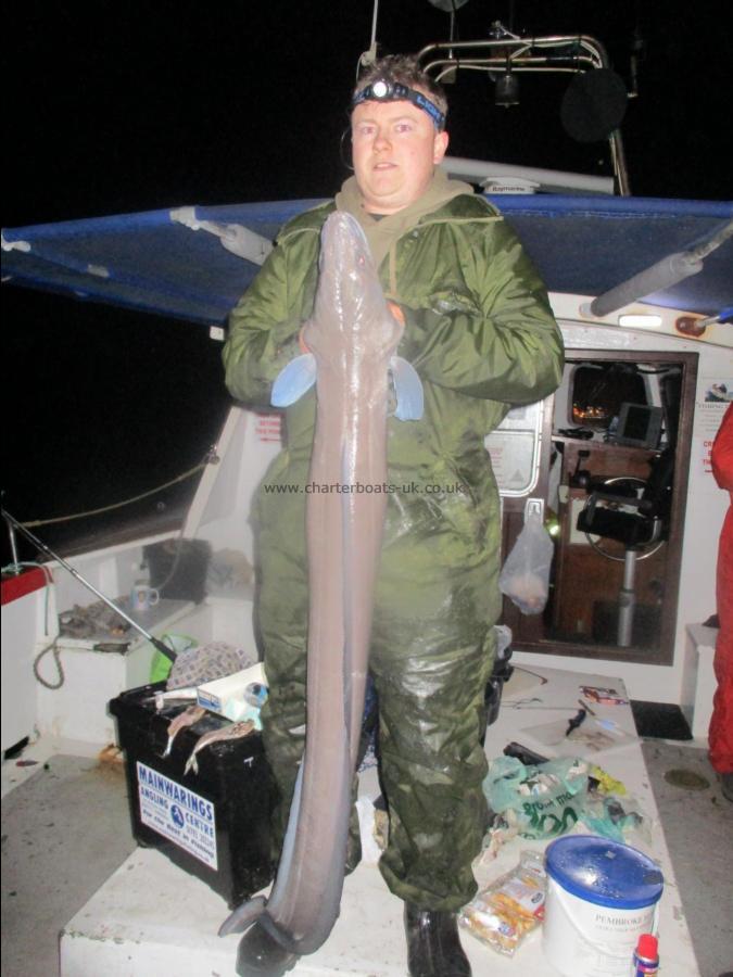 17 lb Conger Eel by Tom Morgan