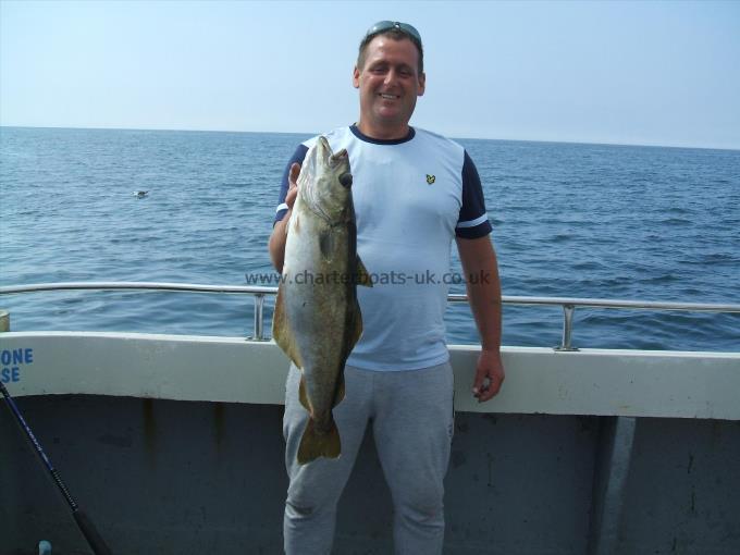 10 lb 4 oz Pollock by You don't have to pay the earth for good fishing!