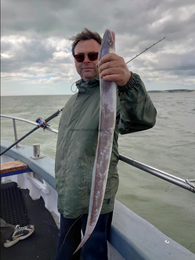 8 lb Conger Eel by Justin