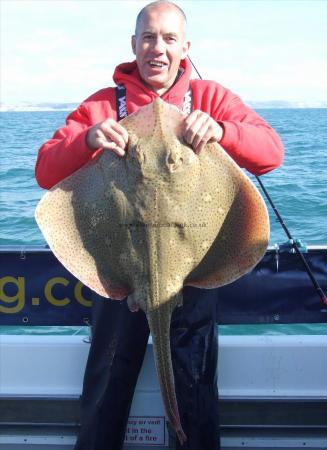 22 lb 7 oz Blonde Ray by Trevor Cozens