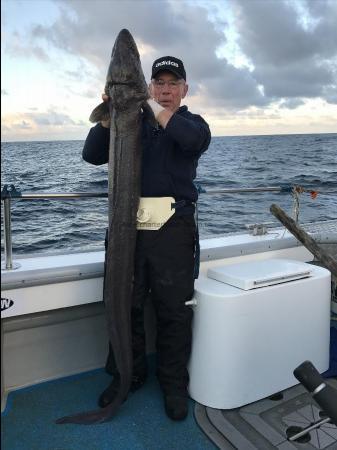 47 lb Conger Eel by Kevin McKie