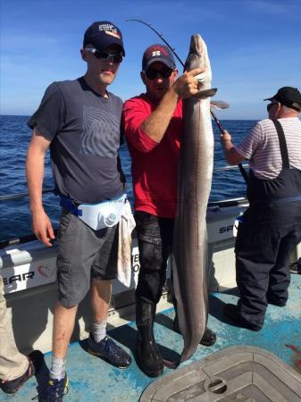 42 lb Conger Eel by Kevin McKie