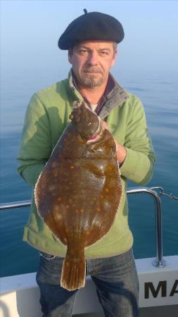 5 lb 8 oz Plaice by Mark Pool