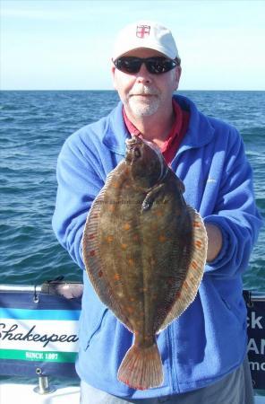 5 lb 4 oz Plaice by Geoff Beviss