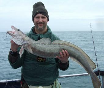 16 lb 8 oz Ling (Common) by Gary Wallace - Potter