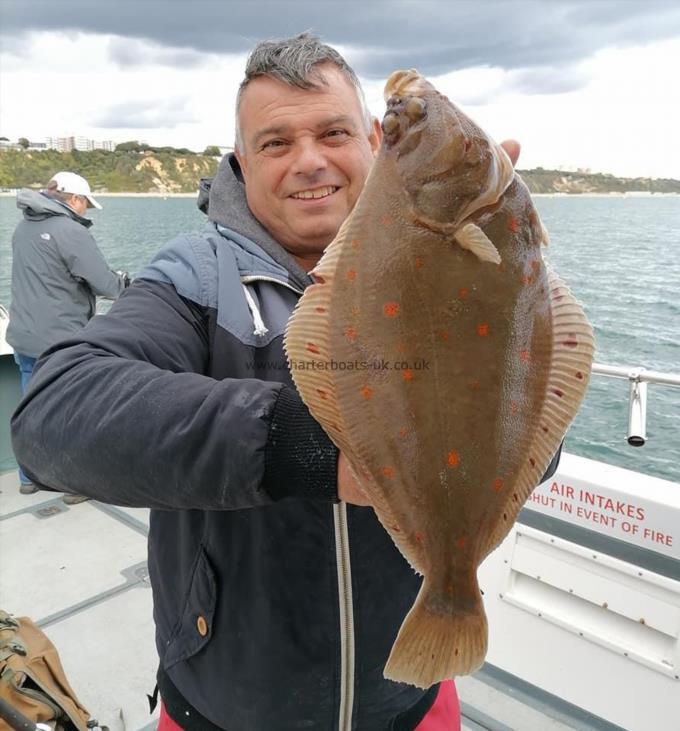 3 lb 3 oz Plaice by Rick