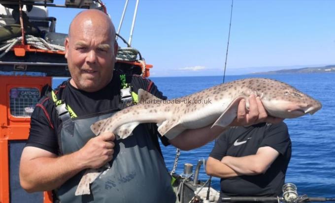 17 lb 7 oz Bull Huss by skipper Dom