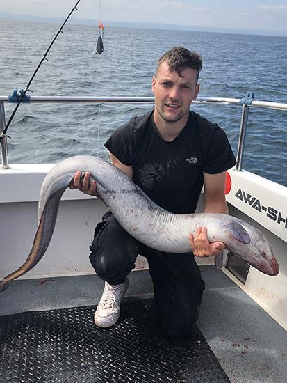 32 lb Conger Eel by Ray Crowe