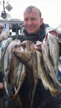 6 lb 1 oz Cod by Jarda with his catch