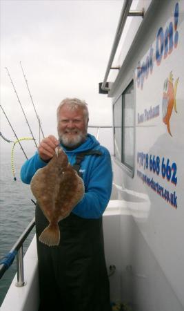 1 lb 4 oz Plaice by Phil The Fish