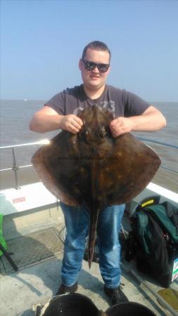 19 lb 8 oz Blonde Ray by tom westerland