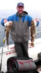 4 lb Cod by Craig from South Shields.