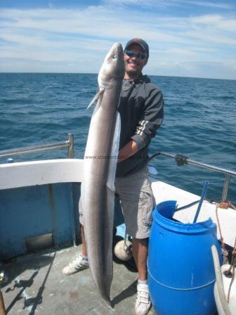 35 lb Conger Eel by Colin