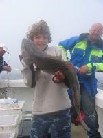 14 lb Cod by Barney Sixsmith from Whitby.
