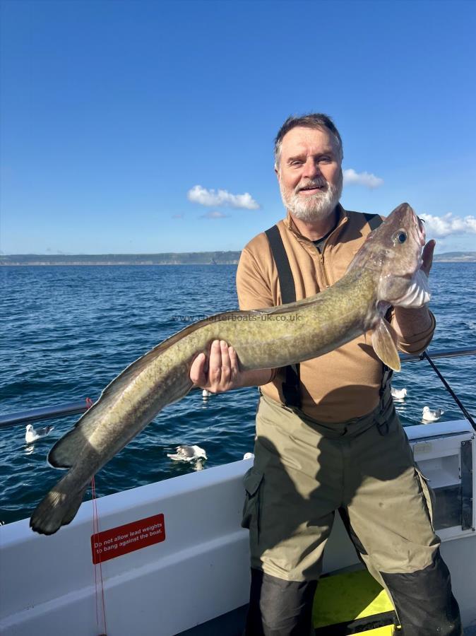 11 lb 4 oz Ling by Peter Burton