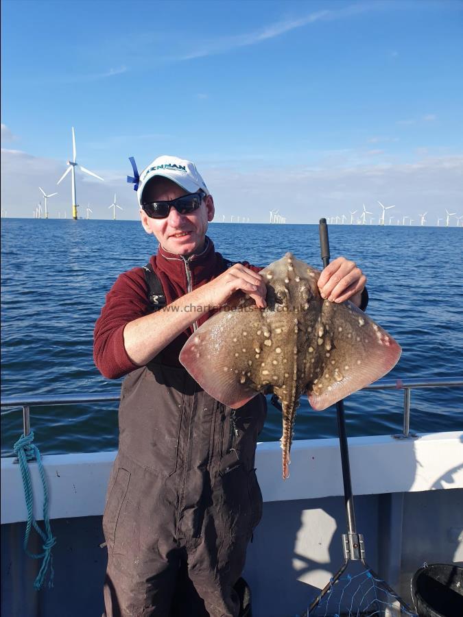 3 lb 4 oz Thornback Ray by Unknown