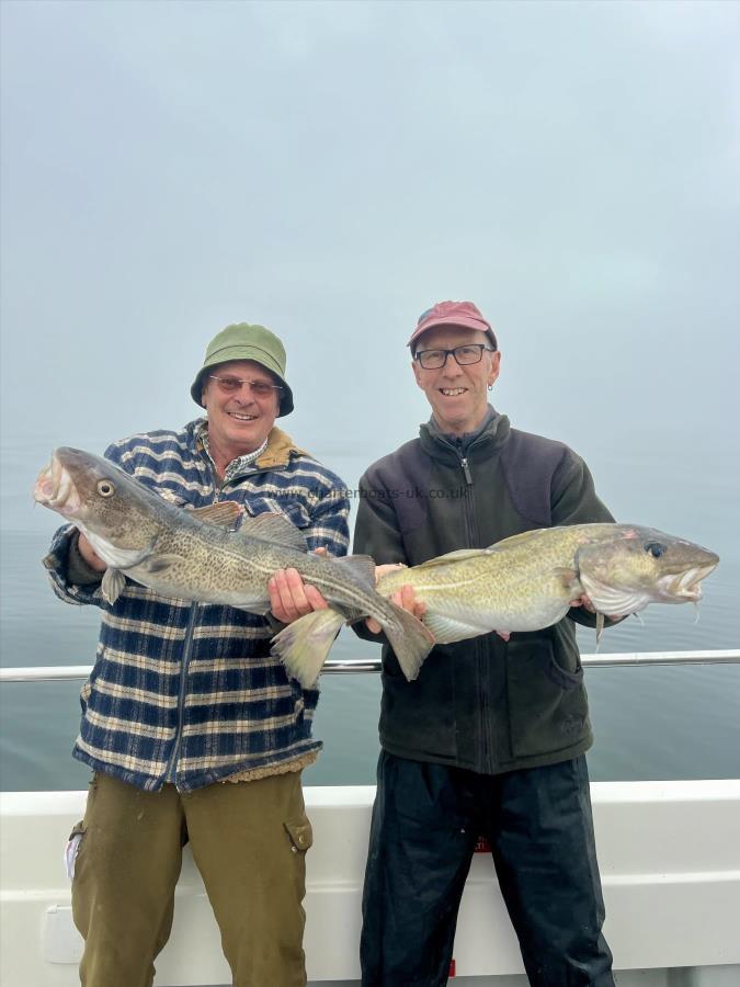 7 lb 12 oz Cod by Bob and Jeff brace shot