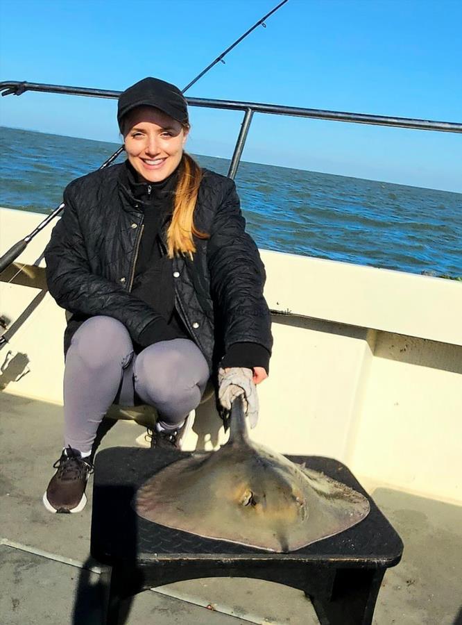 13 lb 3 oz Stingray (Common) by Marion