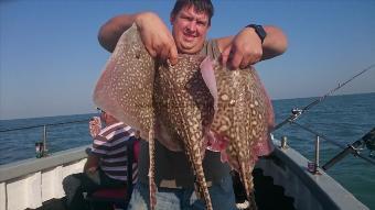 6 lb 5 oz Thornback Ray by Wayne from Medway