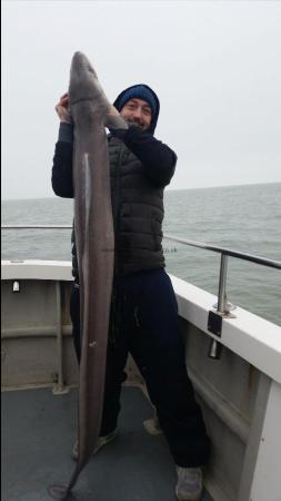 43 lb Conger Eel by Matt Christmas