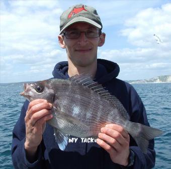 2 lb 14 oz Black Sea Bream by Peter Collings